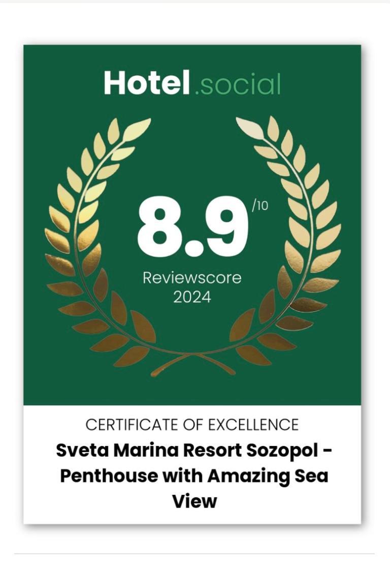 Santa Marina Resort Sozopol - Penthouse With Amazing Sea View Buitenkant foto